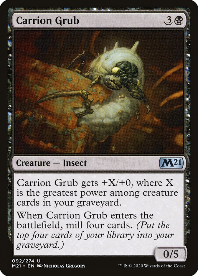 Carrion Grub [Core Set 2021] | Jomio and Rueliete's Cards and Comics