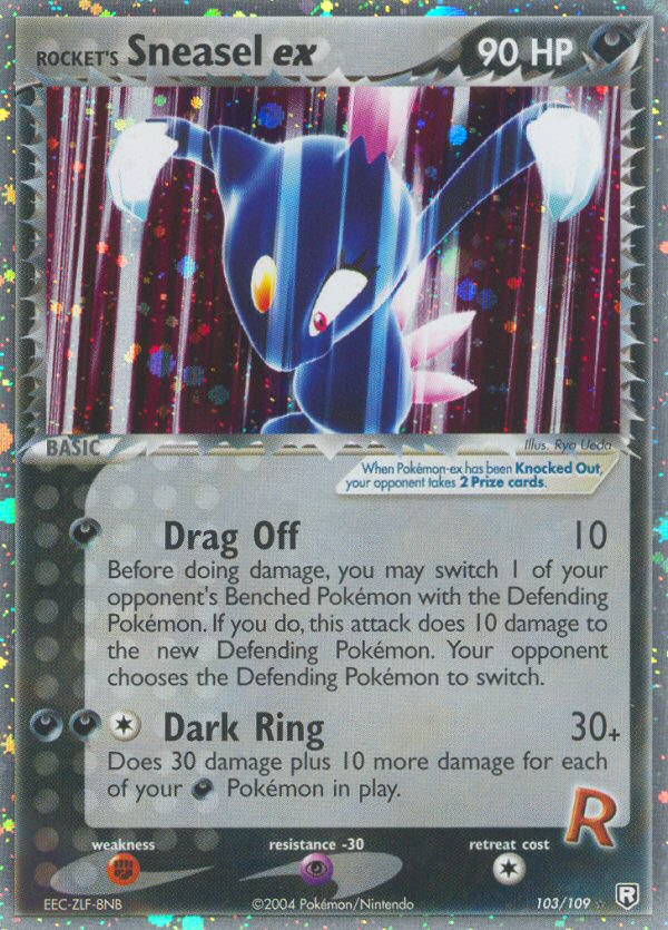 Rocket's Sneasel ex (103/109) [EX: Team Rocket Returns] | Jomio and Rueliete's Cards and Comics