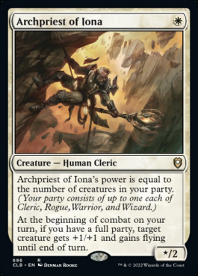 Archpriest of Iona [Commander Legends: Battle for Baldur's Gate] | Jomio and Rueliete's Cards and Comics