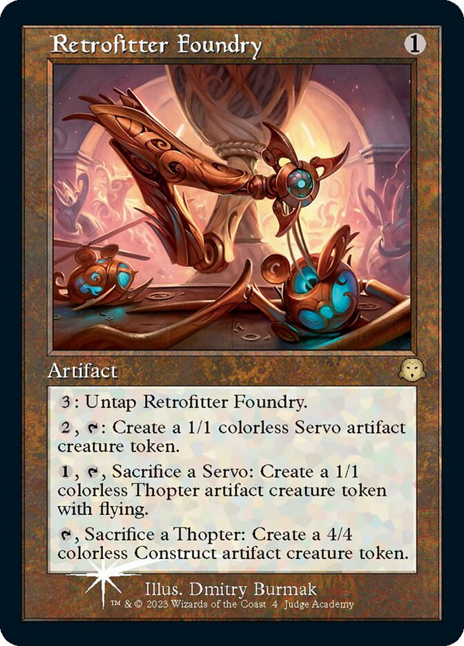 Retrofitter Foundry (Retro) [Judge Gift Cards 2023] | Jomio and Rueliete's Cards and Comics