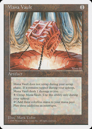Mana Vault [Fourth Edition] | Jomio and Rueliete's Cards and Comics