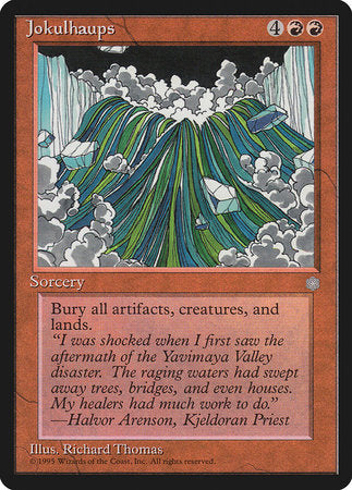 Jokulhaups [Ice Age] | Jomio and Rueliete's Cards and Comics
