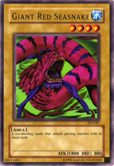Giant Red Seasnake [TP4-007] Rare | Jomio and Rueliete's Cards and Comics