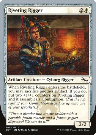 Riveting Rigger [Unstable] | Jomio and Rueliete's Cards and Comics
