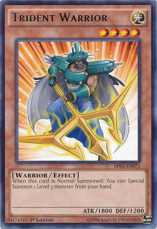 Trident Warrior [BP03-EN075] Rare | Jomio and Rueliete's Cards and Comics