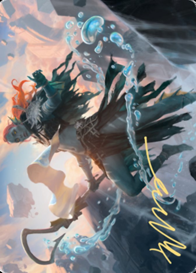 Expedition Diviner Art Card (Gold-Stamped Signature) [Zendikar Rising Art Series] | Jomio and Rueliete's Cards and Comics