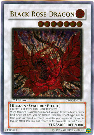 Black Rose Dragon (UTR) [CSOC-EN039] Ultimate Rare | Jomio and Rueliete's Cards and Comics