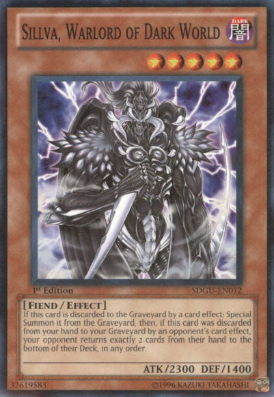 Sillva, Warlord of Dark World [SDGU-EN012] Common | Jomio and Rueliete's Cards and Comics