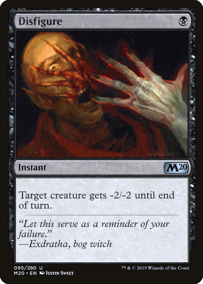 Disfigure [Core Set 2020] | Jomio and Rueliete's Cards and Comics