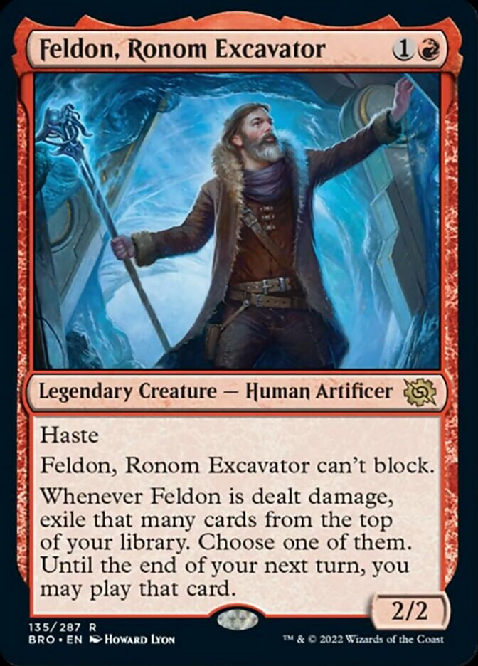 Feldon, Ronom Excavator [The Brothers' War] | Jomio and Rueliete's Cards and Comics