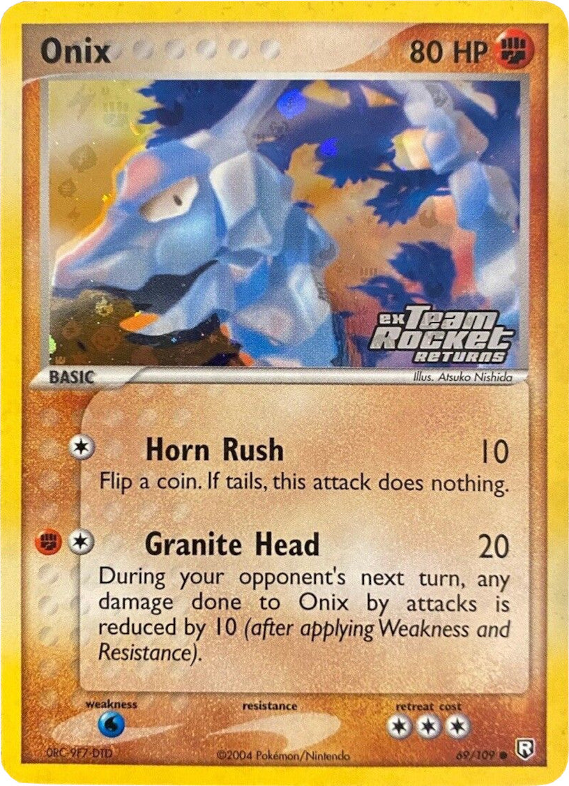 Onix (69/109) (Stamped) [EX: Team Rocket Returns] | Jomio and Rueliete's Cards and Comics