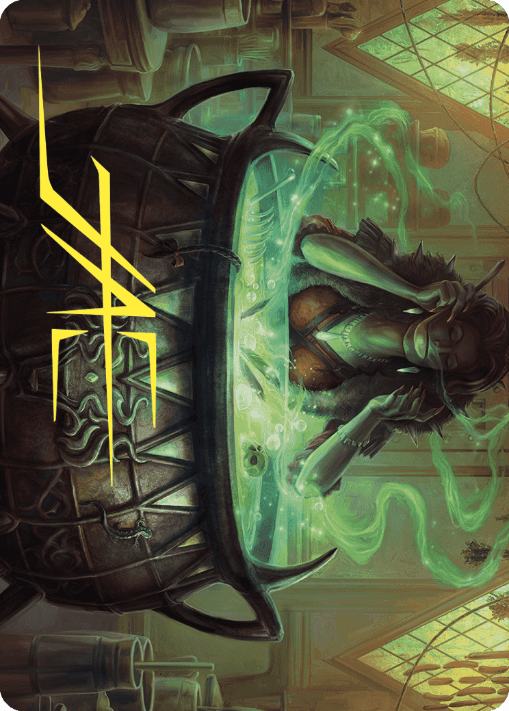 Agatha's Soul Cauldron Art Card (Gold-Stamped Signature) [Wilds of Eldraine Art Series] | Jomio and Rueliete's Cards and Comics