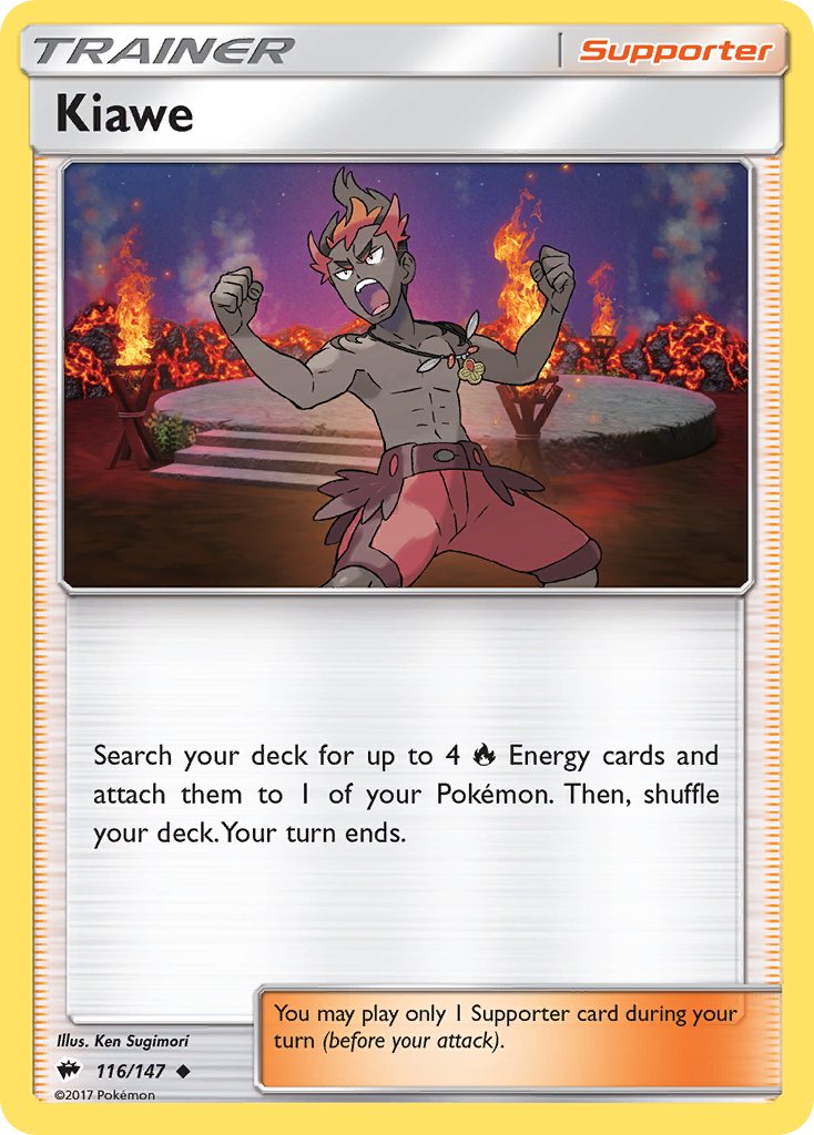 Kiawe (116/147) [Sun & Moon: Burning Shadows] | Jomio and Rueliete's Cards and Comics