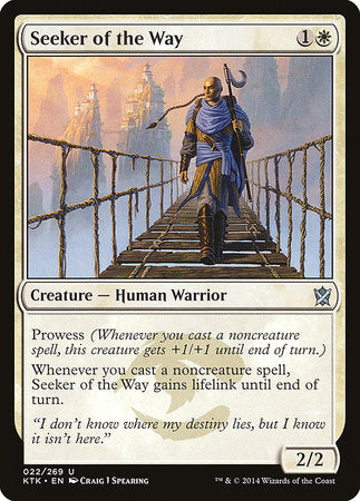 Seeker of the Way [Khans of Tarkir] | Jomio and Rueliete's Cards and Comics