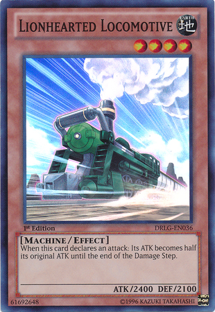Lionhearted Locomotive [DRLG-EN036] Super Rare | Jomio and Rueliete's Cards and Comics