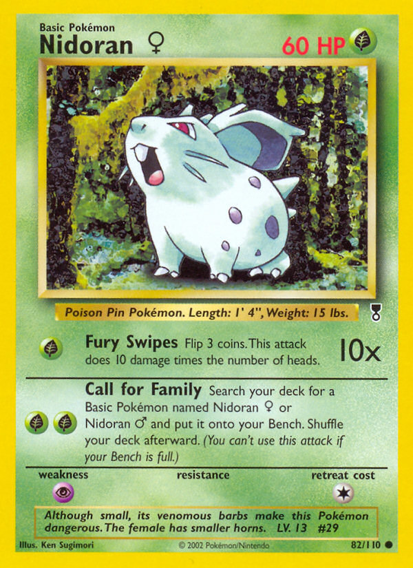 Nidoran (82/110) (Female) [Legendary Collection] | Jomio and Rueliete's Cards and Comics