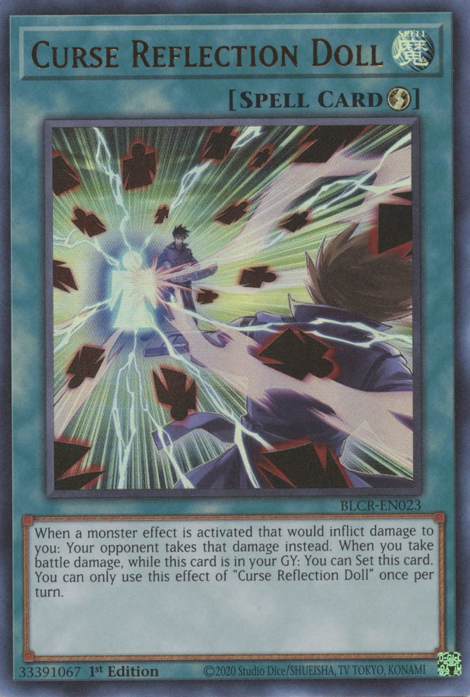 Curse Reflection Doll [BLCR-EN023] Ultra Rare | Jomio and Rueliete's Cards and Comics