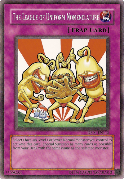 The League of Uniform Nomenclature [DR04-EN115] Common | Jomio and Rueliete's Cards and Comics