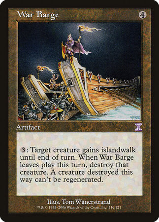 War Barge [Time Spiral Timeshifted] | Jomio and Rueliete's Cards and Comics
