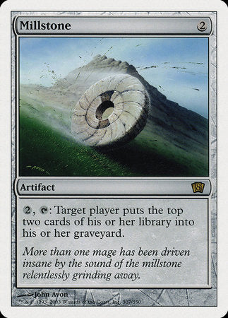 Millstone [Eighth Edition] | Jomio and Rueliete's Cards and Comics