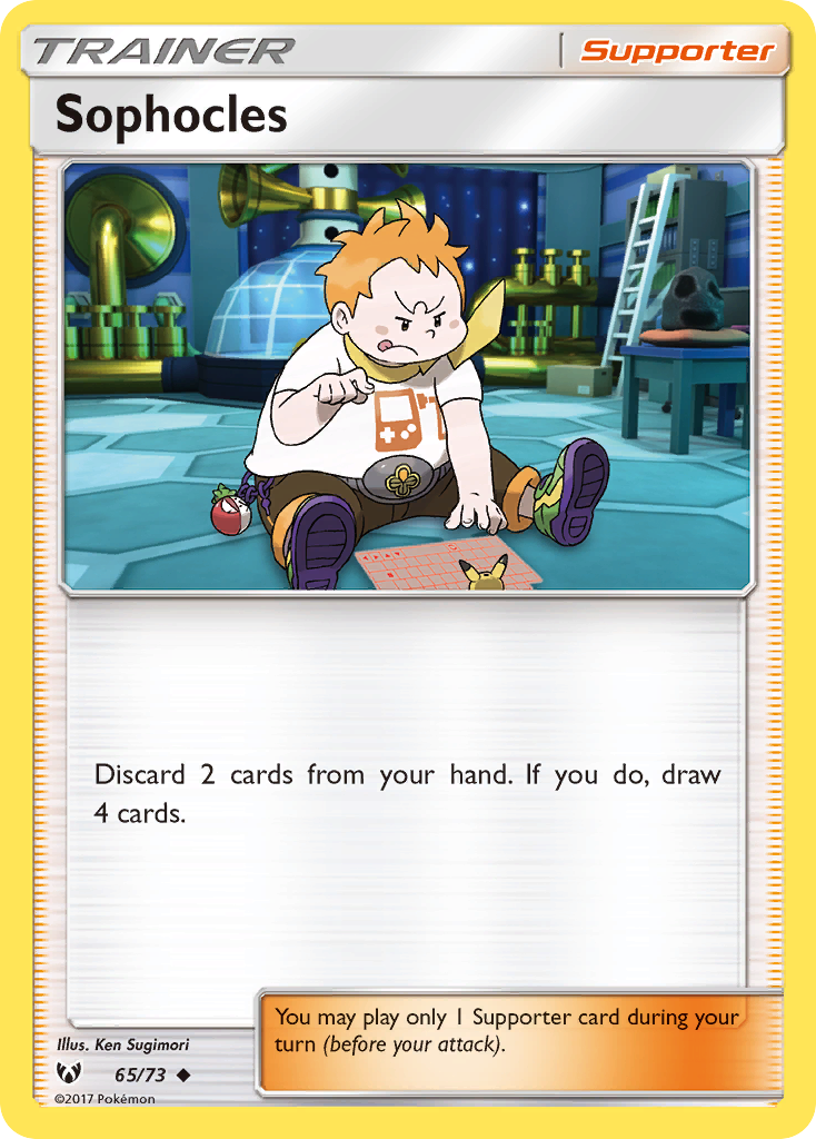 Sophocles (65/73) [Sun & Moon: Shining Legends] | Jomio and Rueliete's Cards and Comics