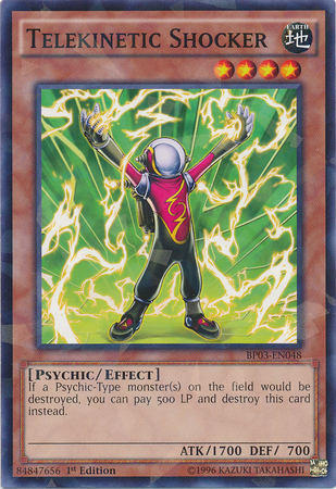 Telekinetic Shocker (Shatterfoil) [BP03-EN048] Rare | Jomio and Rueliete's Cards and Comics
