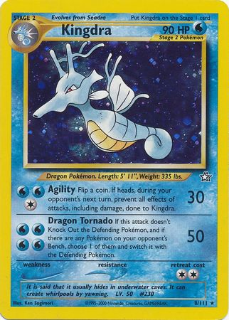 Kingdra (8/111) [Neo Genesis Unlimited] | Jomio and Rueliete's Cards and Comics