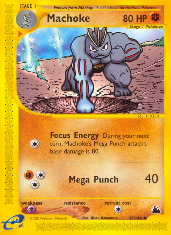 Machoke (38/144) [Skyridge] | Jomio and Rueliete's Cards and Comics