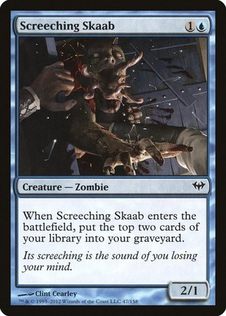Screeching Skaab [Dark Ascension] | Jomio and Rueliete's Cards and Comics