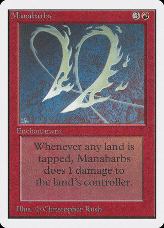 Manabarbs [Unlimited Edition] | Jomio and Rueliete's Cards and Comics