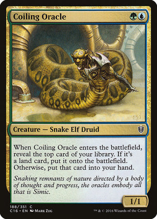 Coiling Oracle [Commander 2016] | Jomio and Rueliete's Cards and Comics