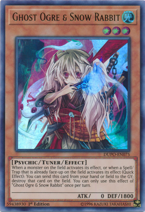 Ghost Ogre & Snow Rabbit [DUPO-EN075] Ultra Rare | Jomio and Rueliete's Cards and Comics