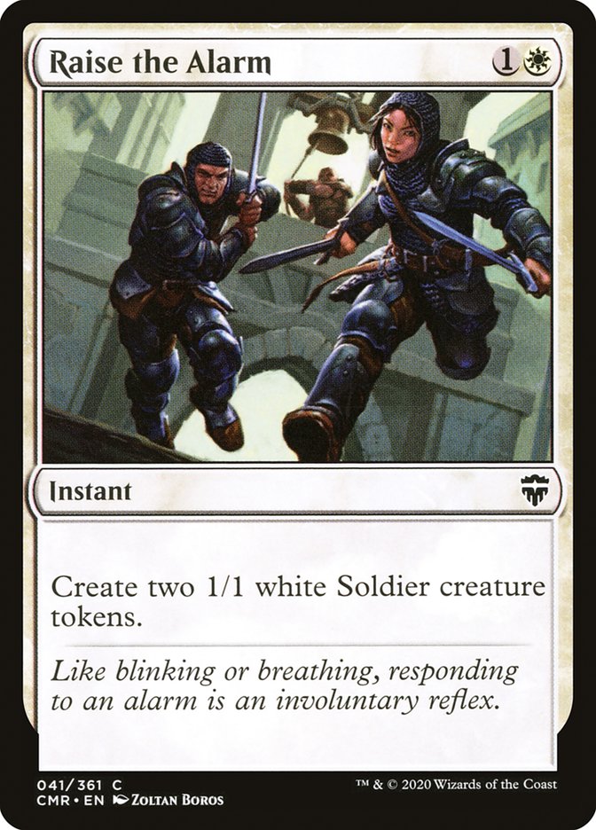 Raise the Alarm [Commander Legends] | Jomio and Rueliete's Cards and Comics