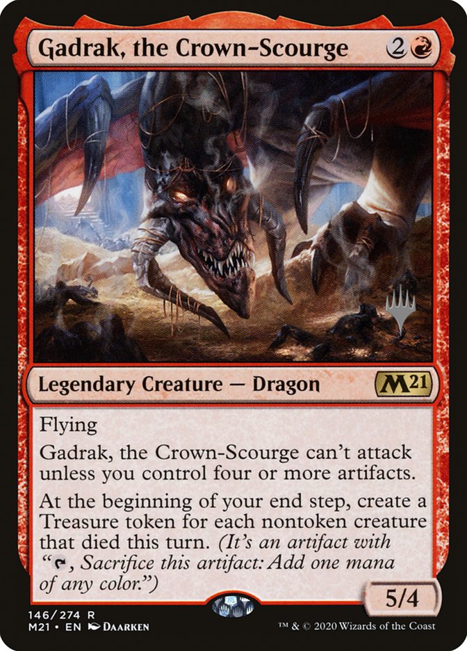 Gadrak, the Crown-Scourge (Promo Pack) [Core Set 2021 Promos] | Jomio and Rueliete's Cards and Comics