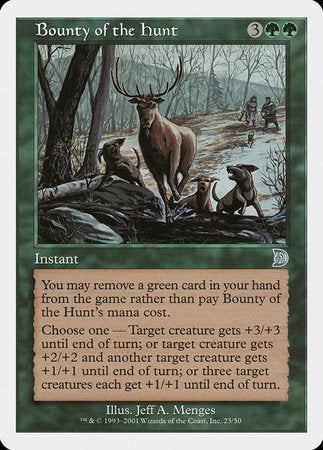 Bounty of the Hunt [Deckmasters] | Jomio and Rueliete's Cards and Comics