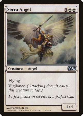Serra Angel [Magic 2011] | Jomio and Rueliete's Cards and Comics