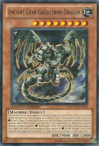 Ancient Gear Gadjiltron Dragon [WCPP-EN018] Rare | Jomio and Rueliete's Cards and Comics
