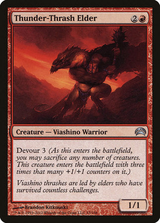 Thunder-Thrash Elder [Planechase 2012] | Jomio and Rueliete's Cards and Comics