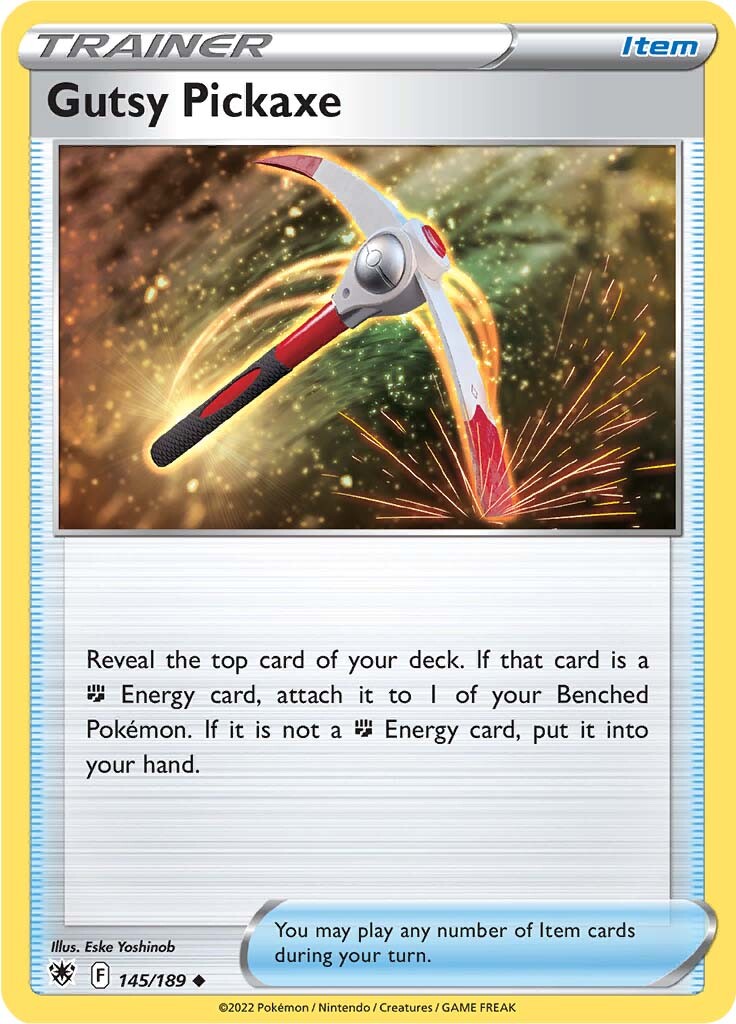 Gutsy Pickaxe (145/189) [Sword & Shield: Astral Radiance] | Jomio and Rueliete's Cards and Comics