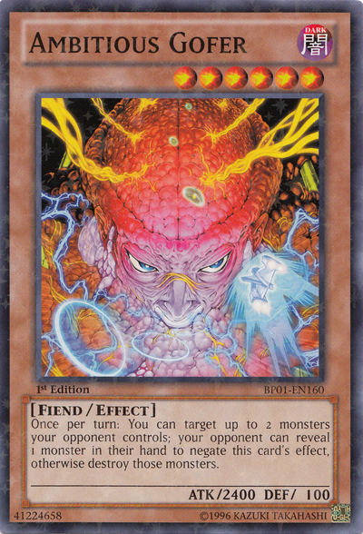 Ambitious Gofer [BP01-EN160] Starfoil Rare | Jomio and Rueliete's Cards and Comics