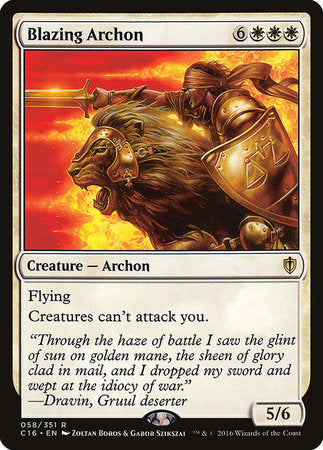 Blazing Archon [Commander 2016] | Jomio and Rueliete's Cards and Comics