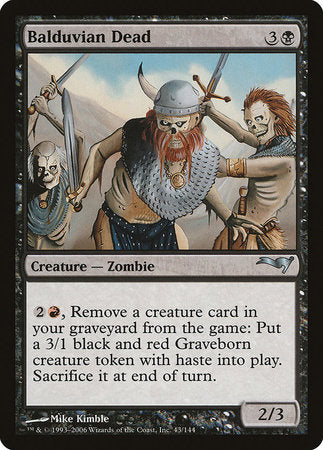 Balduvian Dead [Coldsnap Theme Decks] | Jomio and Rueliete's Cards and Comics