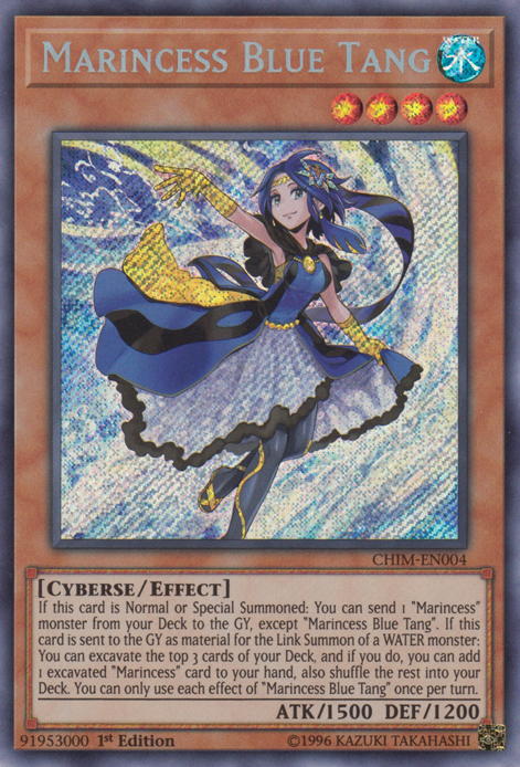 Marincess Blue Tang [CHIM-EN004] Secret Rare | Jomio and Rueliete's Cards and Comics