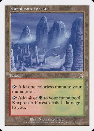 Karplusan Forest [Deckmasters] | Jomio and Rueliete's Cards and Comics