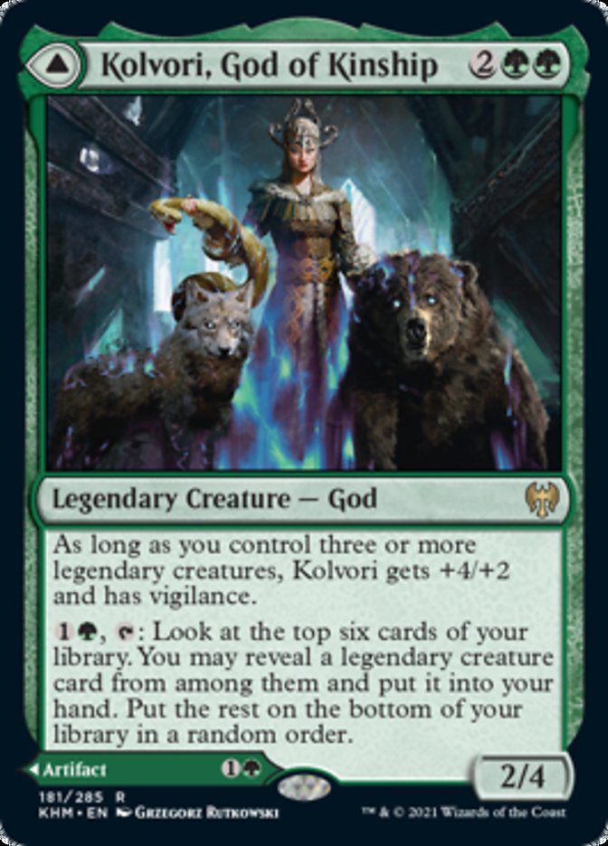 Kolvori, God of Kinship // The Ringhart Crest [Kaldheim] | Jomio and Rueliete's Cards and Comics