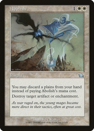 Abolish [Prophecy] | Jomio and Rueliete's Cards and Comics