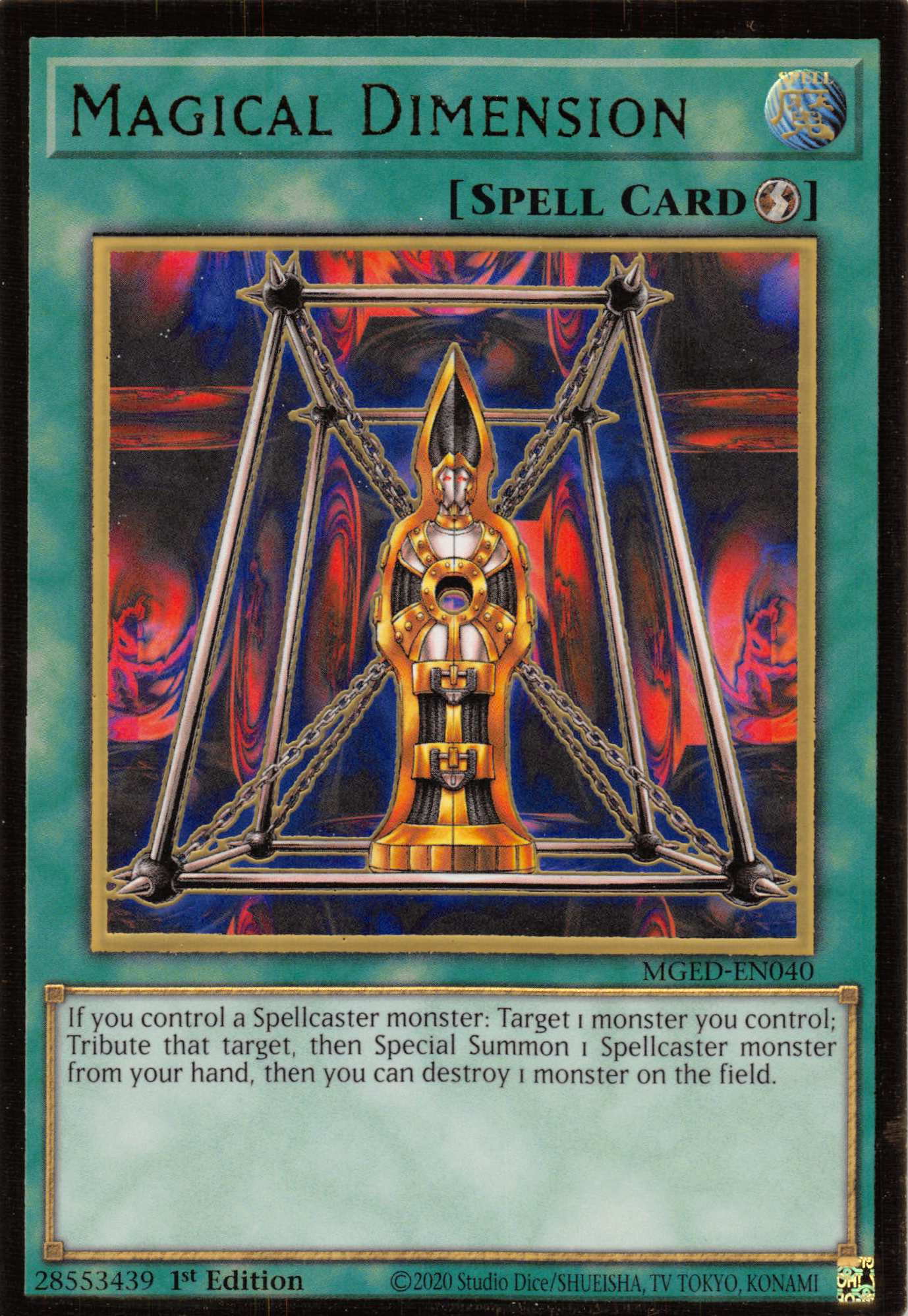 Magical Dimension [MGED-EN040] Gold Rare | Jomio and Rueliete's Cards and Comics