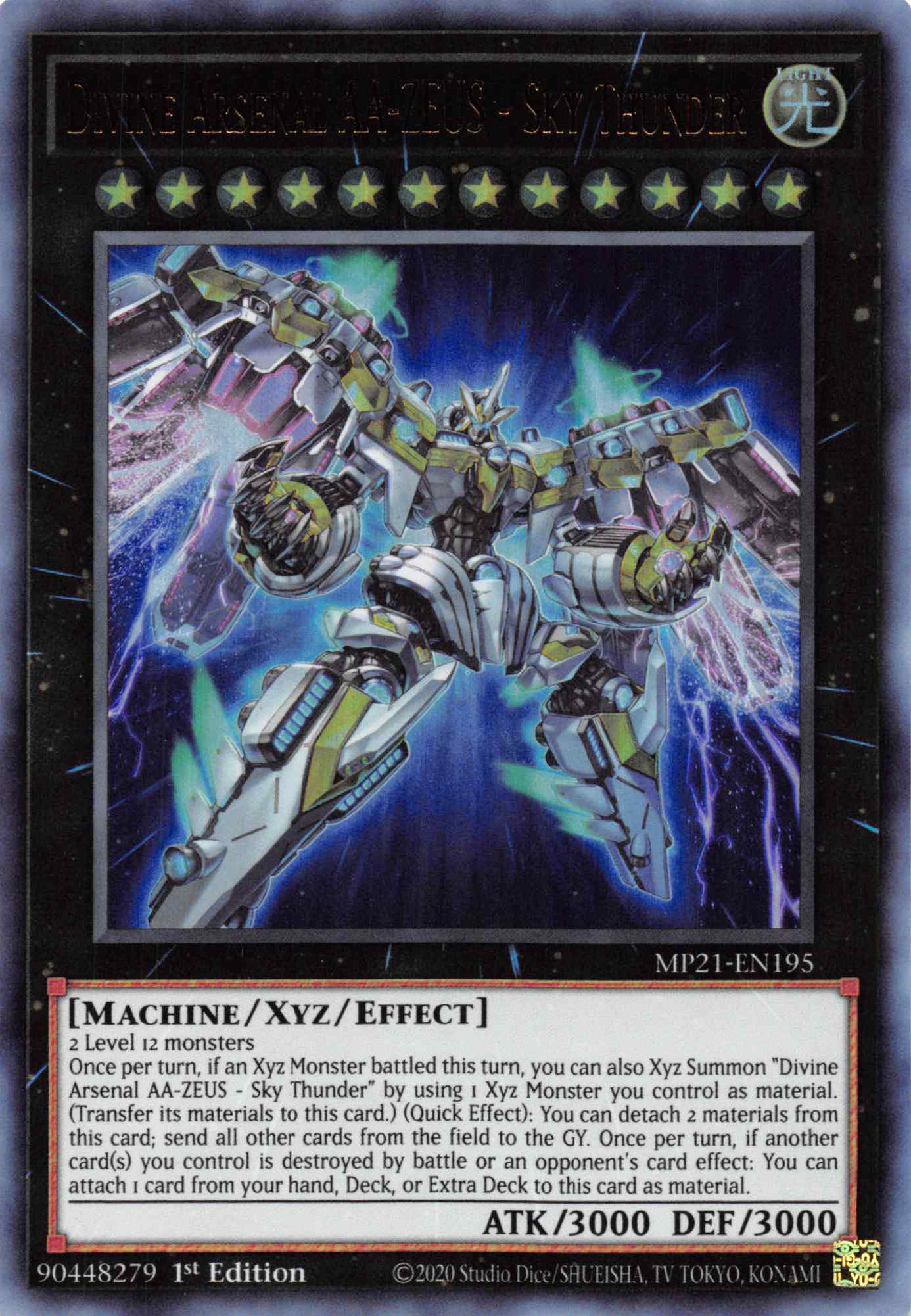 Divine Arsenal AA-ZEUS - Sky Thunder [MP21-EN195] Ultra Rare | Jomio and Rueliete's Cards and Comics