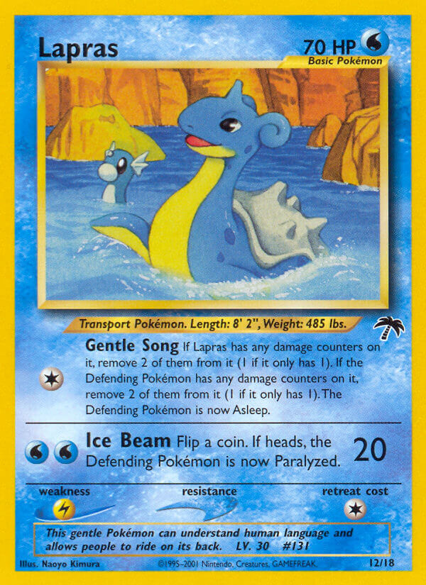 Lapras (12/18) [Southern Islands] | Jomio and Rueliete's Cards and Comics