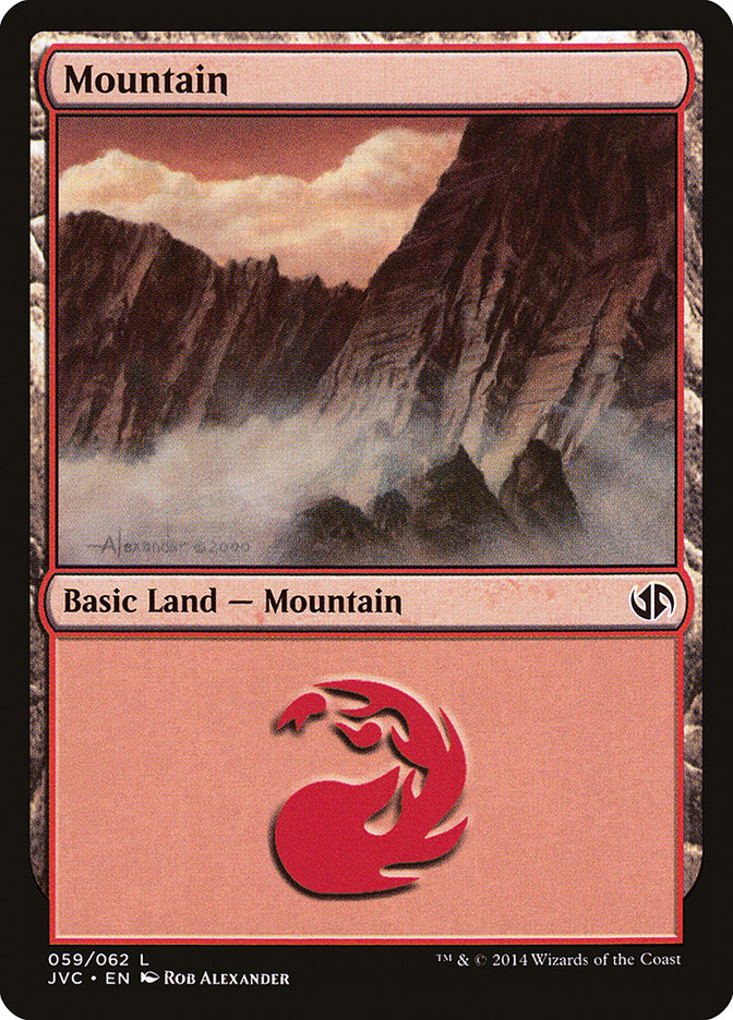 Mountain (61) [Duel Decks Anthology] | Jomio and Rueliete's Cards and Comics